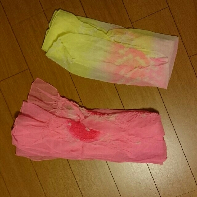 女児ゆかた   120㎝・経子帯・下駄セット キッズ/ベビー/マタニティのキッズ服女の子用(90cm~)(甚平/浴衣)の商品写真