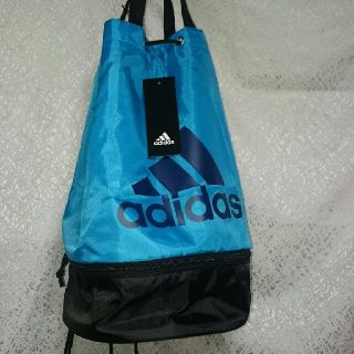 アディダス(adidas)の新品☆adidas2段式プールバック(12L)(マリン/スイミング)