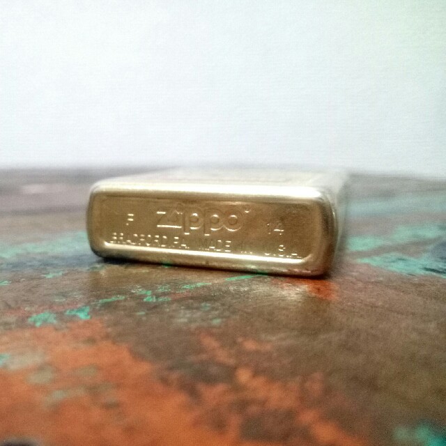 Supreme - Supreme 14aw Engraved Brass Zippoの通販 by フィカス