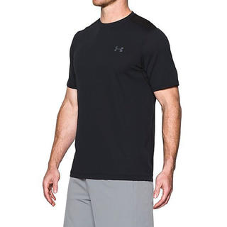 アンダーアーマー(UNDER ARMOUR)の激安 アンダーアーマー ブラック LG 半袖 高機能 Tシャツ MTR3553(ウェア)