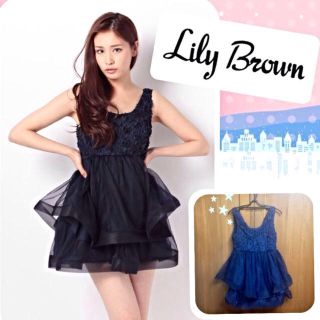 リリーブラウン(Lily Brown)のLily Brown★チュールワンピース(ミニワンピース)