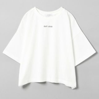 ジーナシス(JEANASIS)のJEANASIS ミニロゴショートTEE ホワイト(Tシャツ(半袖/袖なし))