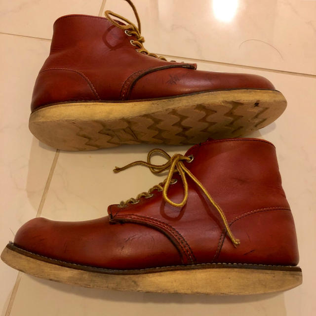 REDWING(レッドウィング)のレッドウイング プレーントウ赤茶 7 1/2D メンズの靴/シューズ(ブーツ)の商品写真