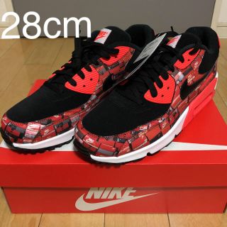 ナイキ(NIKE)の送料込 28 Nike air max 90 PRNT atmos 新品 ①(スニーカー)