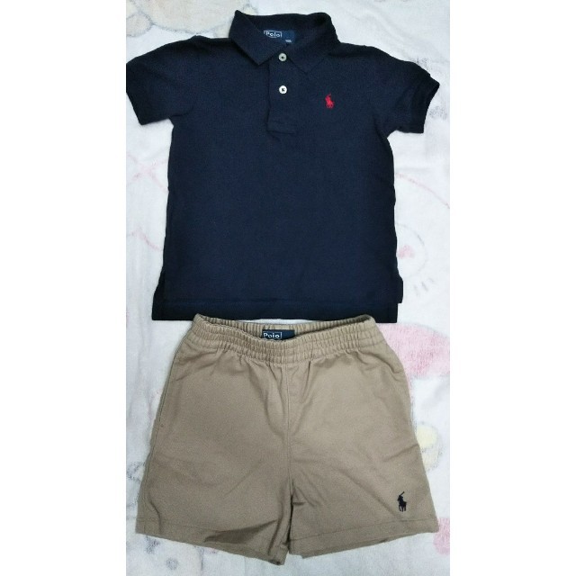 POLO RALPH LAUREN(ポロラルフローレン)の【ka-z様専用】ベビー  ラルフローレン  ポロシャツ・  半ズボン キッズ/ベビー/マタニティのベビー服(~85cm)(パンツ)の商品写真