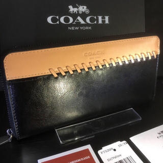 コーチ(COACH)のプレゼントにも❤️新品コーチ長財布 美しい本革の光沢 F75209 サドル(長財布)