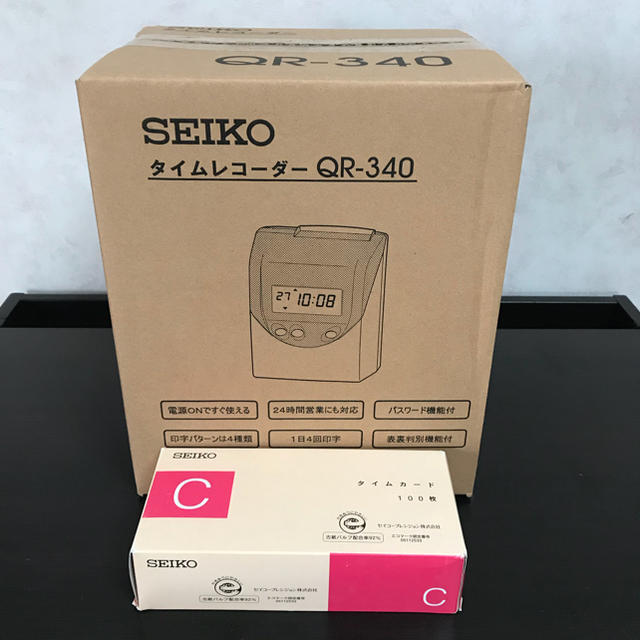 SEIKO タイムレコーダー QR-340 高品質の人気