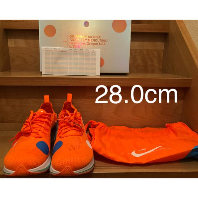 NIKE(ナイキ)のNIKE OFF-WHITE NIKE ZOOM FLY MERCURIAL メンズの靴/シューズ(スニーカー)の商品写真