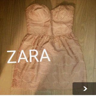 ザラ(ZARA)のZARA　トップス　チュニック　ワンピース　t.r.f ザラ(ベアトップ/チューブトップ)