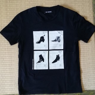 ラフシモンズ(RAF SIMONS)のラフシモンズ　黒Tシャツ(Tシャツ/カットソー(半袖/袖なし))