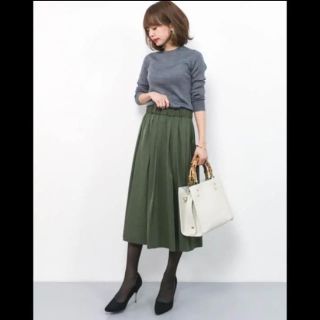 アンデミュウ(Andemiu)の♡美品♡ ZARA KBF Ungrid カーキスカート ミモレ(その他)