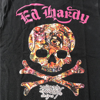 エドハーディー(Ed Hardy)のエドハーディー13スカルプリントT-shirt サイズM 天竺コットン(Tシャツ/カットソー(半袖/袖なし))