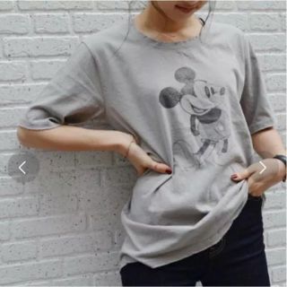 トゥデイフル(TODAYFUL)のvia j  キャナルジーン  ミッキーTシャツ(Tシャツ(半袖/袖なし))