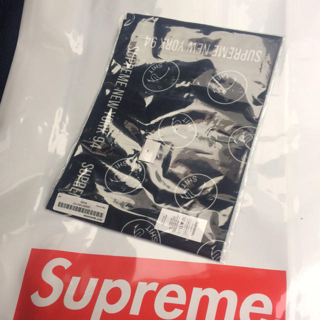 Supreme(シュプリーム)の黒 17AW Supreme Shit Bandana メンズのファッション小物(バンダナ/スカーフ)の商品写真