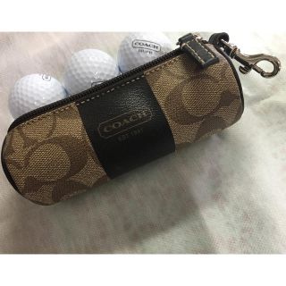 コーチ(COACH)の専用品【新品未使用】COACH ゴルフボールケース(その他)