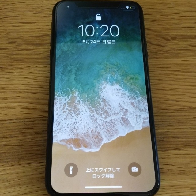 iPhoneX 256GB softbank SIMフリー化済み - スマートフォン本体