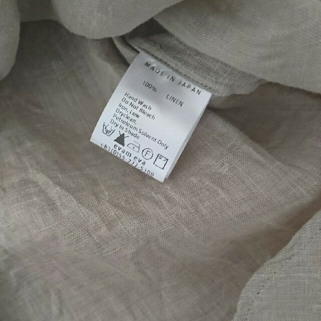 fog linen work(フォグリネンワーク)のエバァムエバァlinen100%美品 レディースのトップス(シャツ/ブラウス(長袖/七分))の商品写真