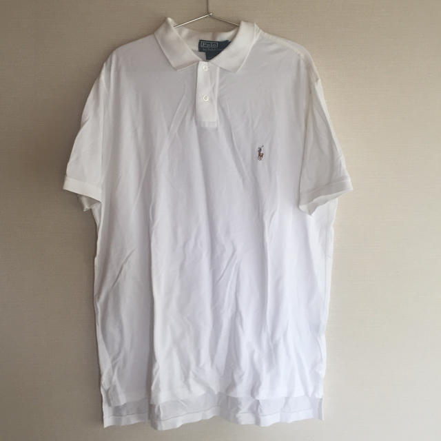 POLO RALPH LAUREN(ポロラルフローレン)のラルフローレン ポロシャツ 白 XL メンズのトップス(ポロシャツ)の商品写真