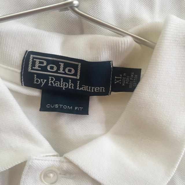 POLO RALPH LAUREN(ポロラルフローレン)のラルフローレン ポロシャツ 白 XL メンズのトップス(ポロシャツ)の商品写真