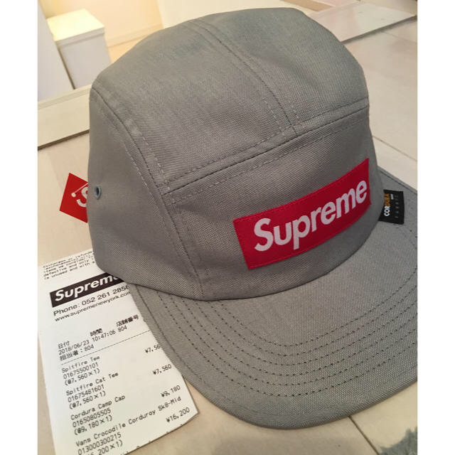 Supreme Cordura Camp Cap Silver シルバー