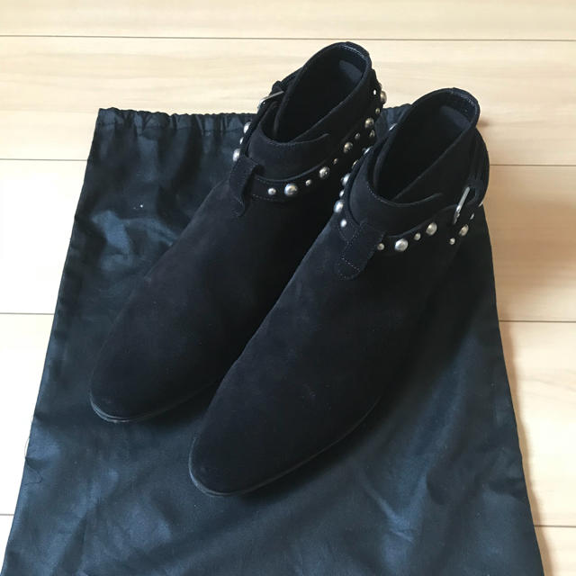 Saint Laurent(サンローラン)のSaint Laurent ベルト ショート ブーツ メンズの靴/シューズ(ブーツ)の商品写真