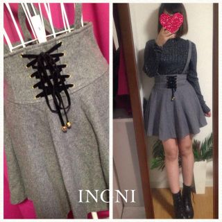 イング(INGNI)の送込✨INGNIサスペンダースカート(ミニスカート)