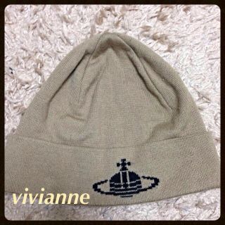 ヴィヴィアンウエストウッド(Vivienne Westwood)のviviennne♡シンプルニット帽♡(ニット帽/ビーニー)