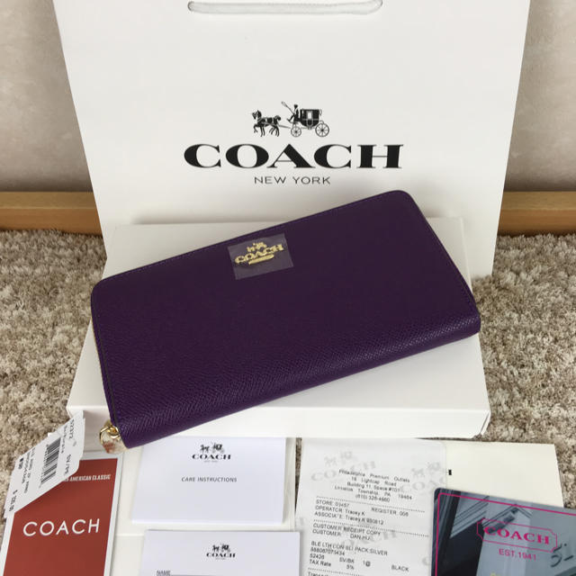 COACH(コーチ)のコーチCOACH 長財布 新品 箱、ショッパー付き✨即日発送 レディースのファッション小物(財布)の商品写真