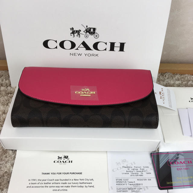 COACH(コーチ)のコーチCOACH 長財布 新品 箱、ショッパー付き✨即日発送 レディースのファッション小物(財布)の商品写真