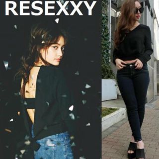 リゼクシー(RESEXXY)のresexxy  バックリボンブラウス シャツ 背中あき(シャツ/ブラウス(長袖/七分))