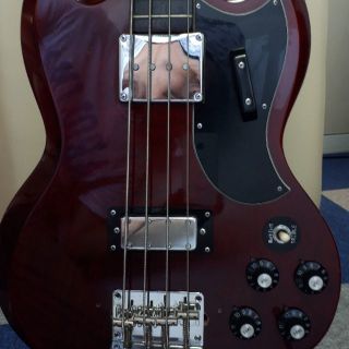 グレコ(Greco)のGreco EB-420　SG　BASS　CHERRY REDハードケース付き(エレキベース)