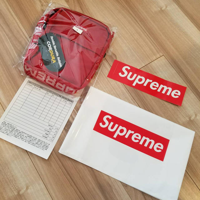 新品 国内 18ss supreme shoulder bag