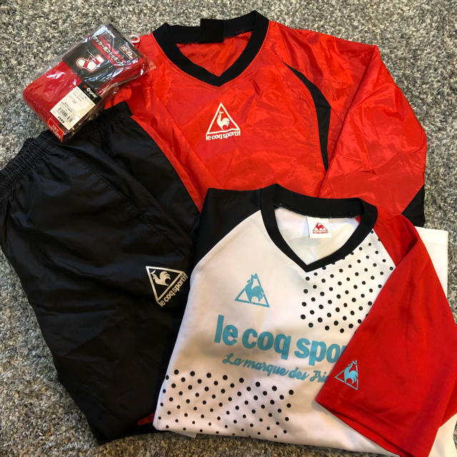 le coq sportif(ルコックスポルティフ)のルコック ピステ 140 練習着160 スポーツ/アウトドアのサッカー/フットサル(ウェア)の商品写真