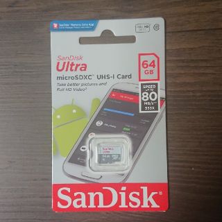 サンディスク(SanDisk)の新品未使用  microSD SanDisk Ultra 64GB

(その他)