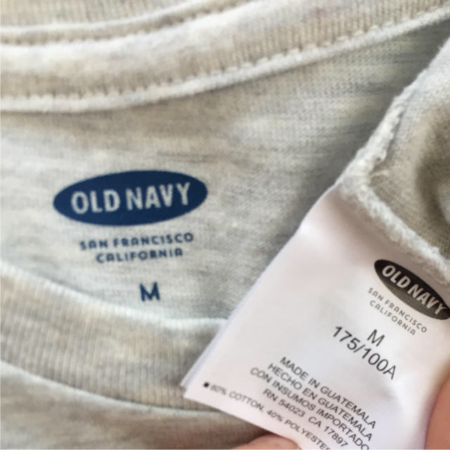 Old Navy(オールドネイビー)のロコモコ♪様専用 old navy オールドネイビー Tシャツ Mサイズ グレー メンズのトップス(Tシャツ/カットソー(半袖/袖なし))の商品写真