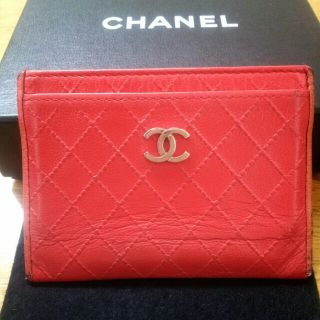 シャネル(CHANEL)の正規☆ｼｬﾈﾙcard入れ☆(名刺入れ/定期入れ)