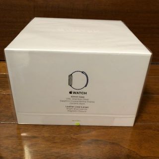 アップルウォッチ(Apple Watch)の【新品】Apple Watch 42mm レザー ステンレススチール(腕時計(デジタル))