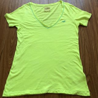 ホリスター(Hollister)のHollister ネオングリーン Tシャツ M(Tシャツ(半袖/袖なし))