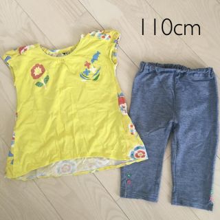 プチジャム(Petit jam)のプチジャム 花柄 カットソー セットアップ 110(Tシャツ/カットソー)