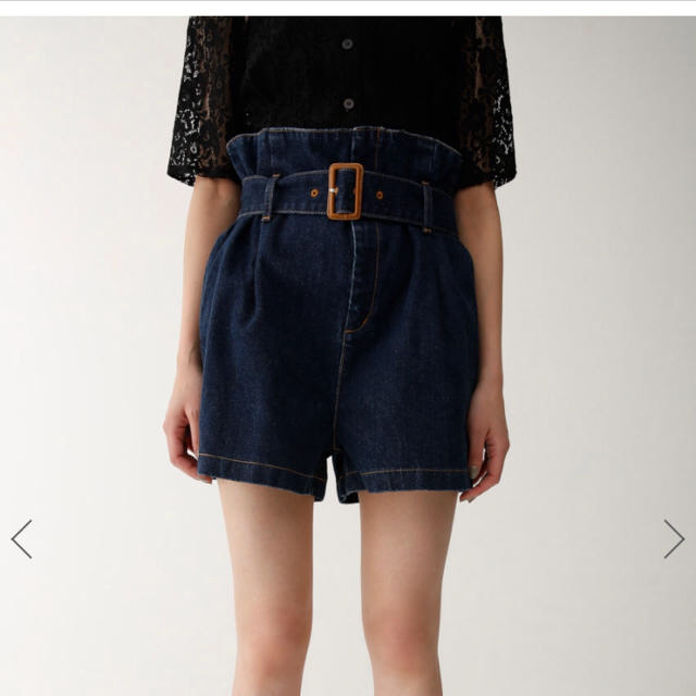 HIGH WAIST BELTED ショートパンツ 1