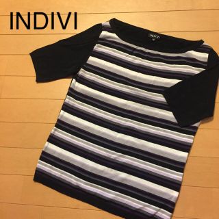 インディヴィ(INDIVI)のINDIVI インディヴィ カットソー(カットソー(半袖/袖なし))