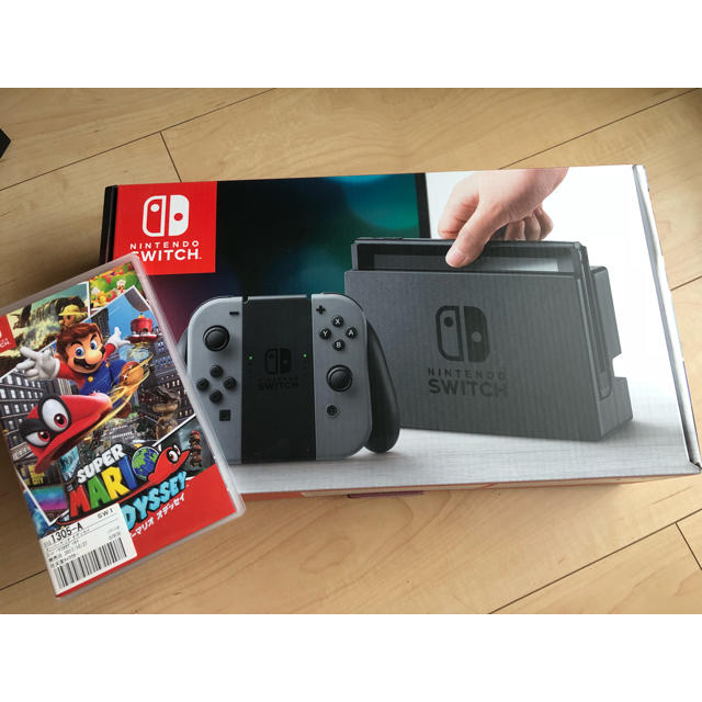 ニンテンドースイッチ 本体 マリオオデッセイ-