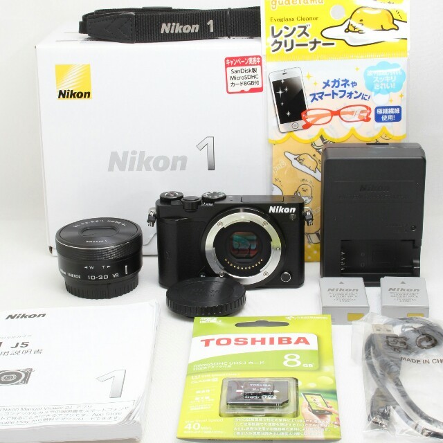 ✨美品✨Wi-Fi搭載＆自撮りミラーレス一眼❤Nikon 1 J5 ブラック