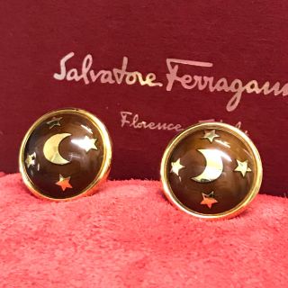 サルヴァトーレフェラガモ(Salvatore Ferragamo)のフェラガモ  ヴィンテージ ムーンスター カフス カフリンクス(カフリンクス)