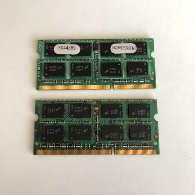  メモリー DDR3-1066 2GB 2枚 送料込 スマホ/家電/カメラのPC/タブレット(PCパーツ)の商品写真