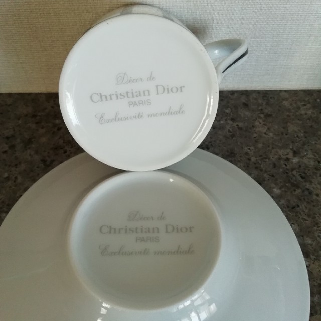 Christian Dior(クリスチャンディオール)の【未使用】Christian Dior カップ&ソーサー　デミタスカップ　食器 インテリア/住まい/日用品のキッチン/食器(食器)の商品写真