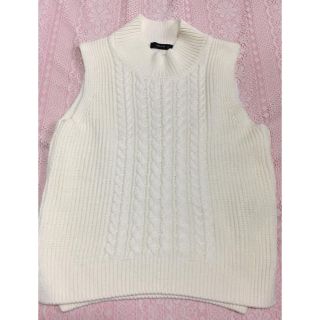 コムサイズム(COMME CA ISM)の【美品】COMME CA ISM ノースリーブニット(ニット/セーター)