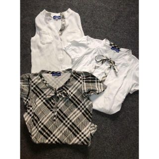 バーバリーブルーレーベル(BURBERRY BLUE LABEL)のBURBERRYトップス３点set！お買い得！(Tシャツ(半袖/袖なし))