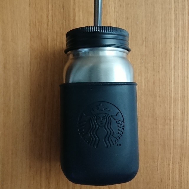 Starbucks Coffee(スターバックスコーヒー)のステンレス ジャータンブラー ブラック 473ml スタバ  インテリア/住まい/日用品のキッチン/食器(タンブラー)の商品写真