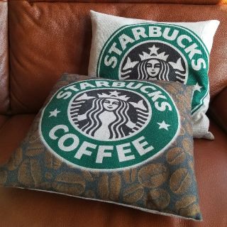 スターバックスコーヒー(Starbucks Coffee)のスタバクッション2枚組(クッションカバー)